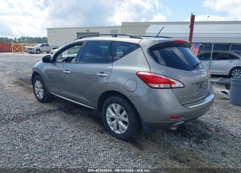 2012 NISSAN MURANO SL VIN: JN8AZ1MU8CW106683