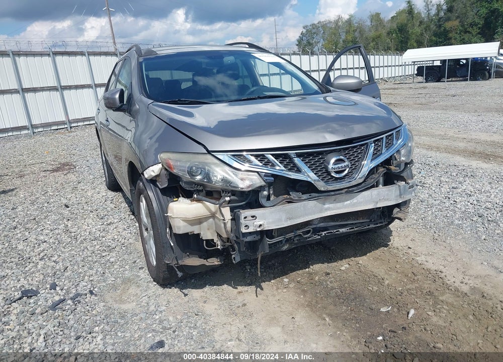 2012 NISSAN MURANO SL VIN: JN8AZ1MU8CW106683