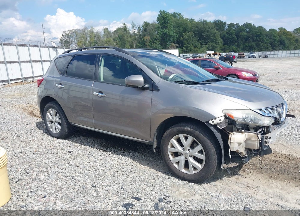 2012 NISSAN MURANO SL VIN: JN8AZ1MU8CW106683