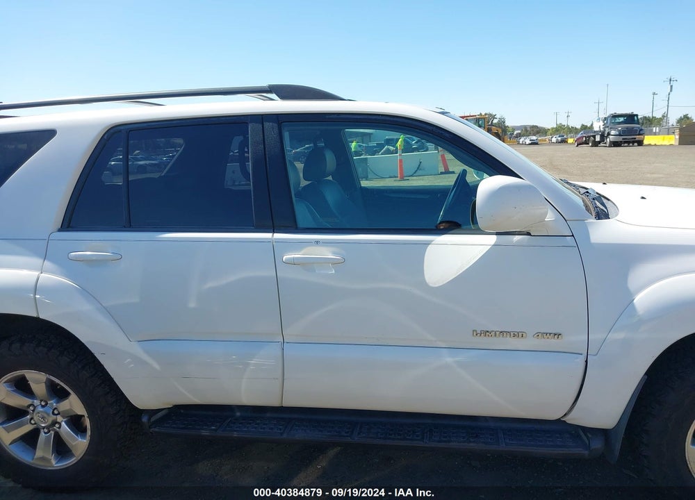 2007 TOYOTA 4RUNNER LIMITED V8 VIN: JTEBT17R970065512