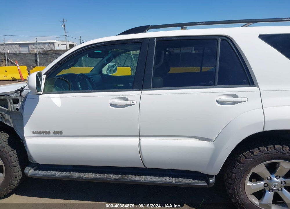 2007 TOYOTA 4RUNNER LIMITED V8 VIN: JTEBT17R970065512