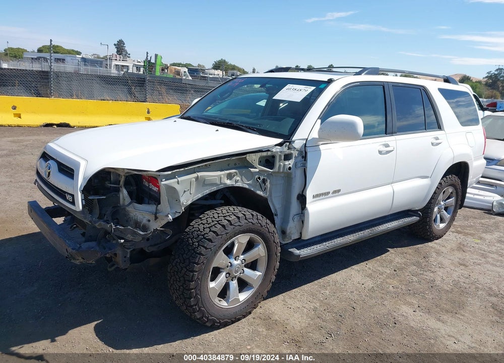 2007 TOYOTA 4RUNNER LIMITED V8 VIN: JTEBT17R970065512