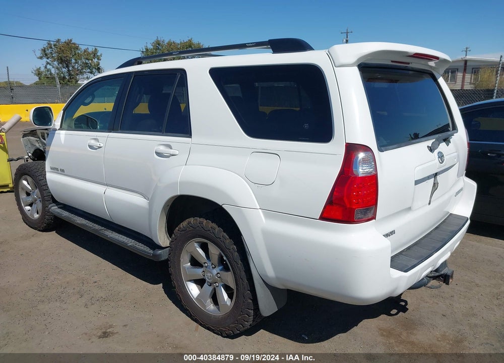 2007 TOYOTA 4RUNNER LIMITED V8 VIN: JTEBT17R970065512