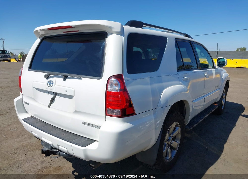 2007 TOYOTA 4RUNNER LIMITED V8 VIN: JTEBT17R970065512