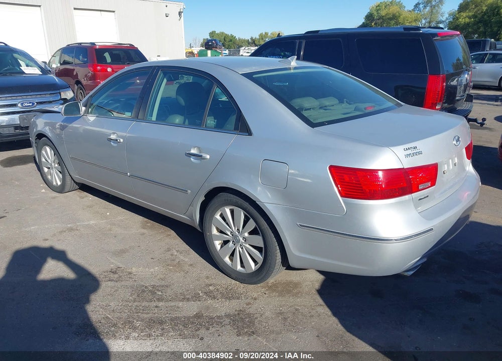 2009 HYUNDAI SONATA LIMITED V6 VIN: 5NPEU46F19H474293