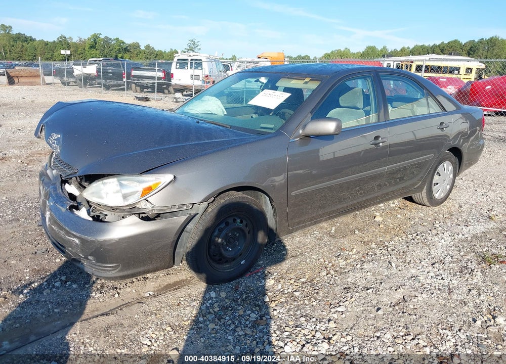 2002 TOYOTA CAMRY LE VIN: 4T1BE32K82U531707