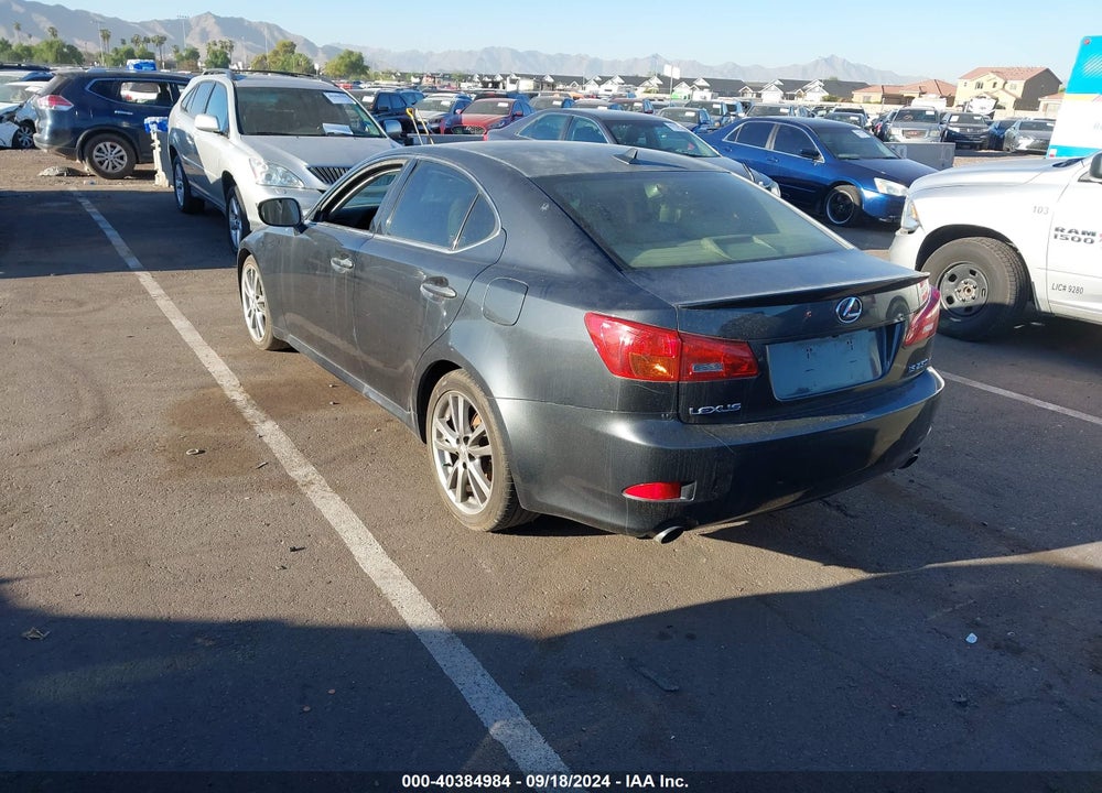 2008 LEXUS IS 250 VIN: JTHBK262285074864