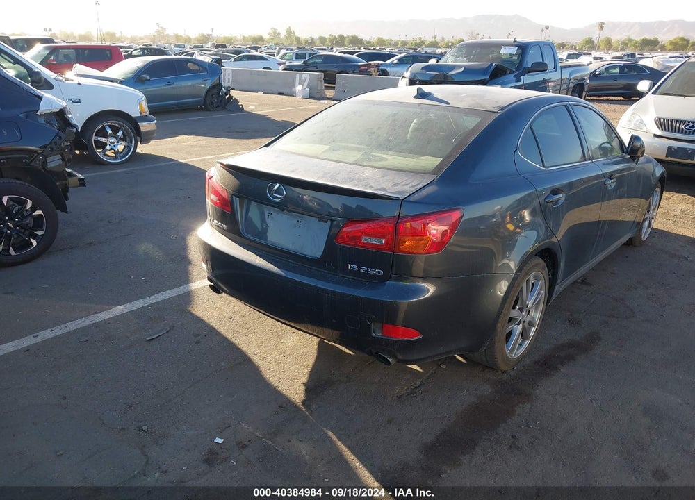 2008 LEXUS IS 250 VIN: JTHBK262285074864