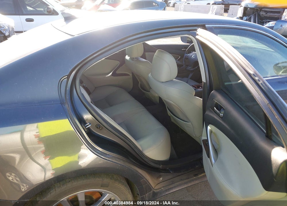 2008 LEXUS IS 250 VIN: JTHBK262285074864