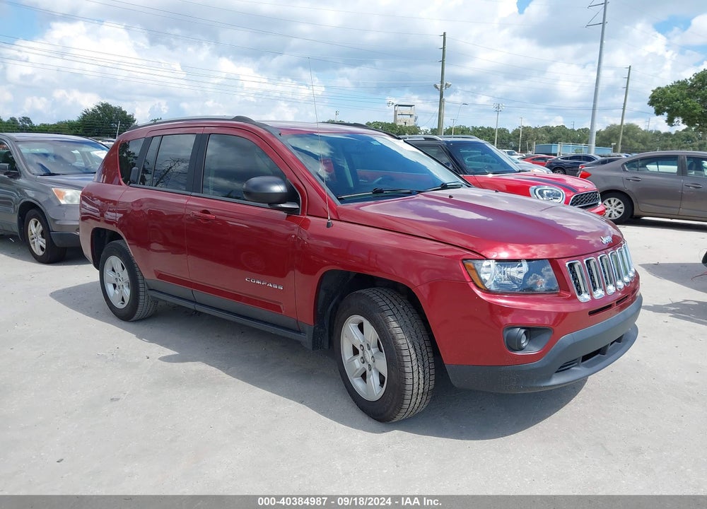 2016 JEEP COMPASS SPORT VIN: 1C4NJCBB5GD774945