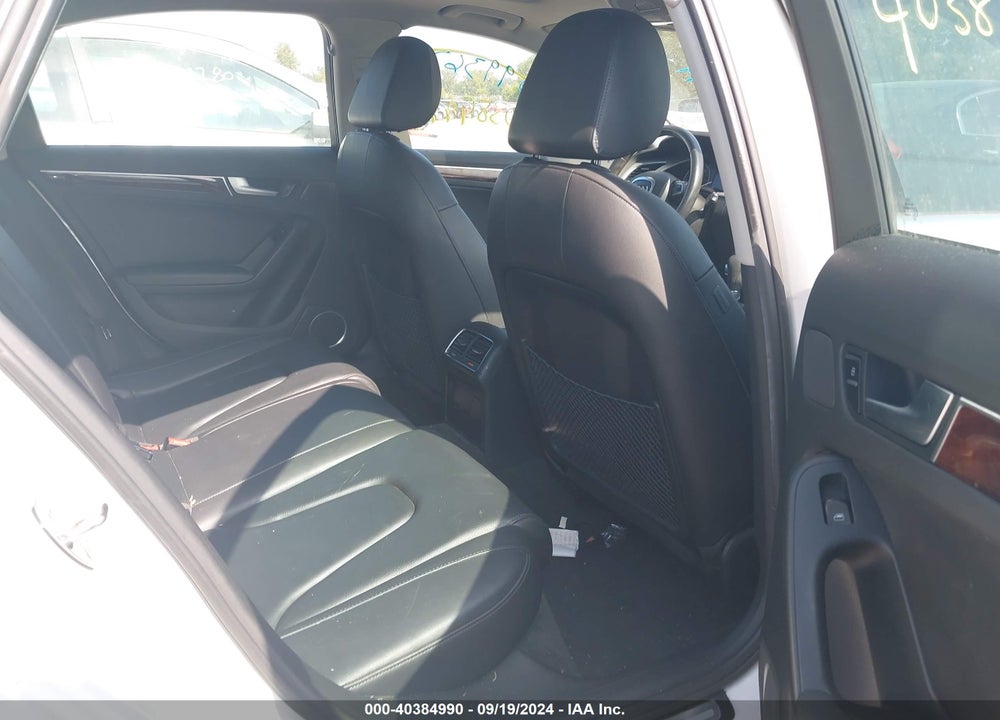 2012 AUDI A4 2.0T PREMIUM VIN: WAUFFAFL5CA043633