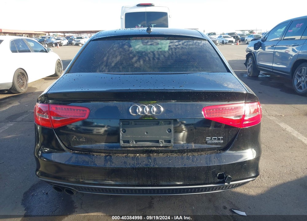 2015 AUDI A4 2.0T PREMIUM VIN: WAUBFAFL0FN023589