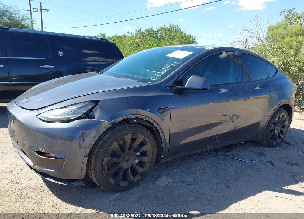 2021 TESLA MODEL Y LONG RANGE DUAL MOTOR ALL-WHEEL DRIVE VIN: 5YJYGDEE9MF062191