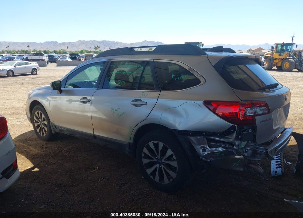 2017 SUBARU OUTBACK 2.5I LIMITED VIN: 4S4BSANC5H3429913