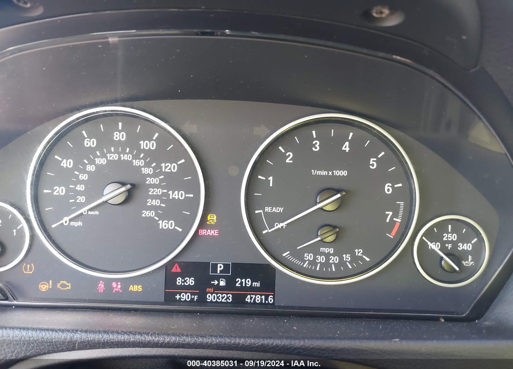 2016 BMW 320I VIN: WBA8E1G53GNU10068