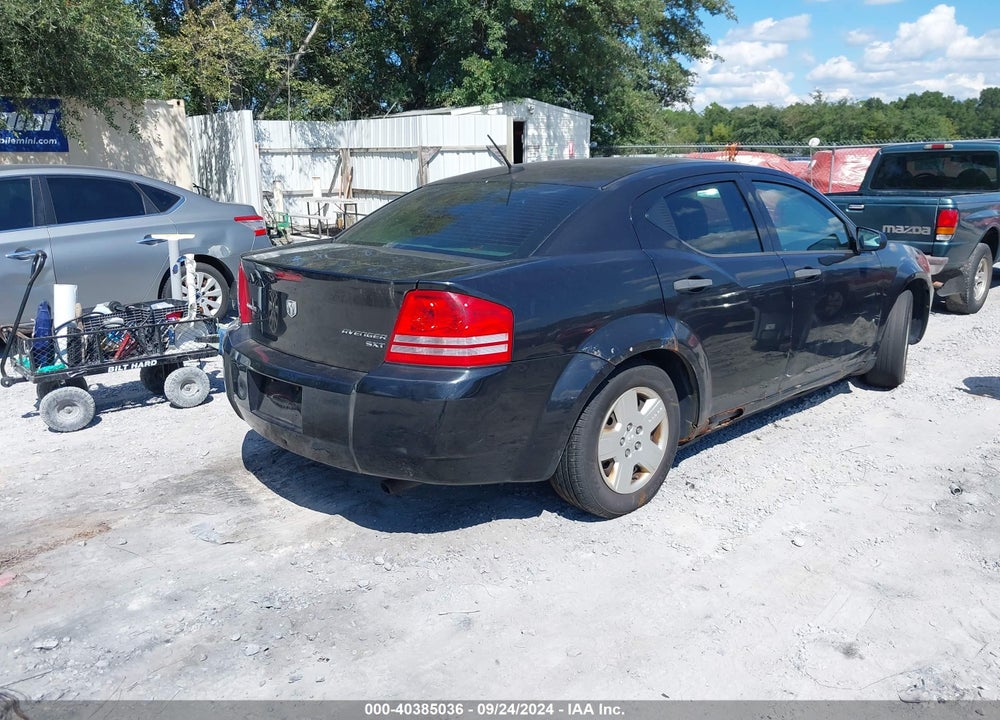 2010 DODGE AVENGER SXT VIN: 1B3CC4FB7AN101191