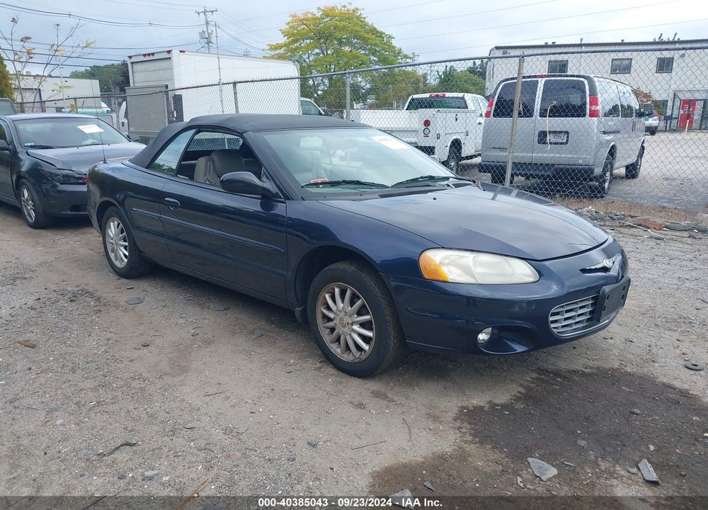 2003 CHRYSLER SEBRING LXI VIN: 1C3EL55T43N577798