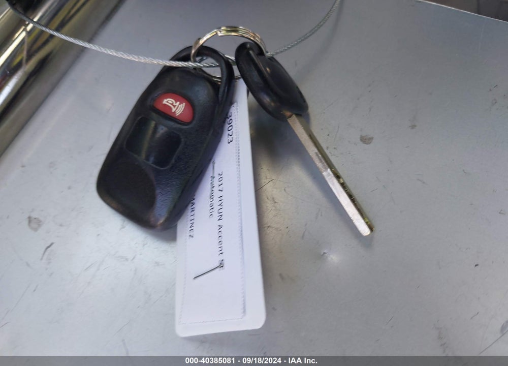 2017 HYUNDAI ACCENT SE VIN: KMHCT4AE9HU237107