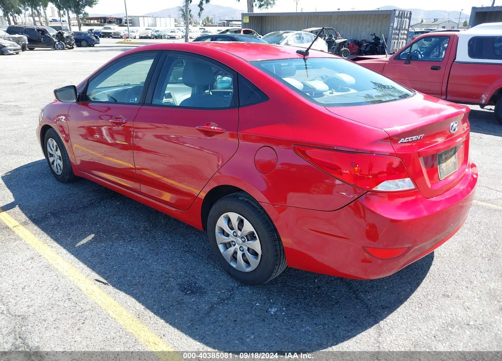 2017 HYUNDAI ACCENT SE VIN: KMHCT4AE9HU237107
