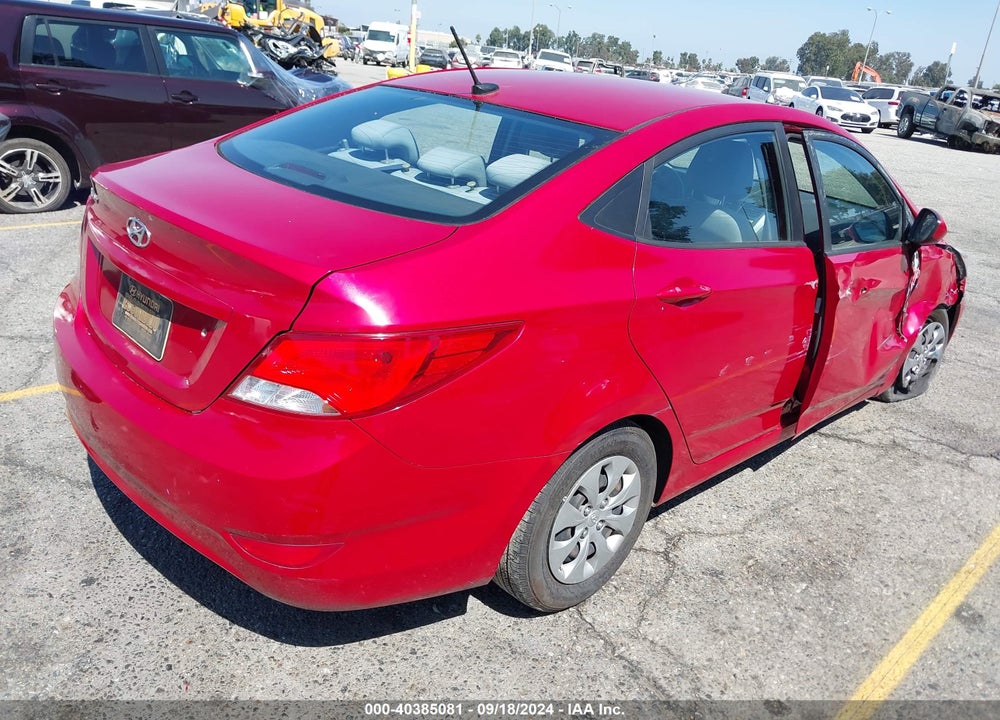 2017 HYUNDAI ACCENT SE VIN: KMHCT4AE9HU237107
