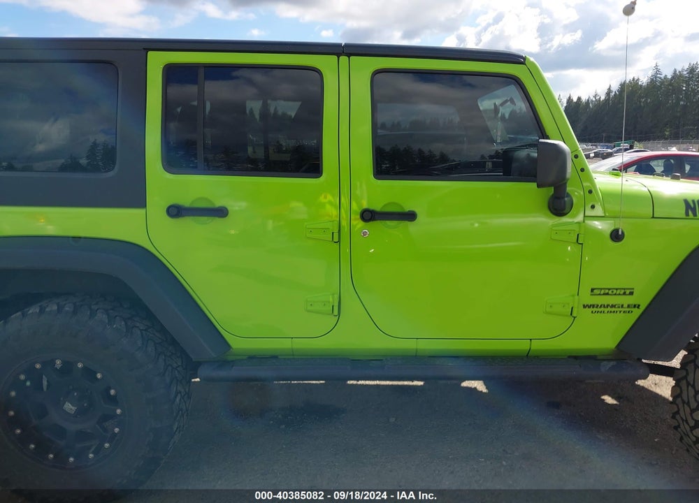 2012 JEEP WRANGLER UNLIMITED SPORT VIN: 1C4BJWDGXCL229126