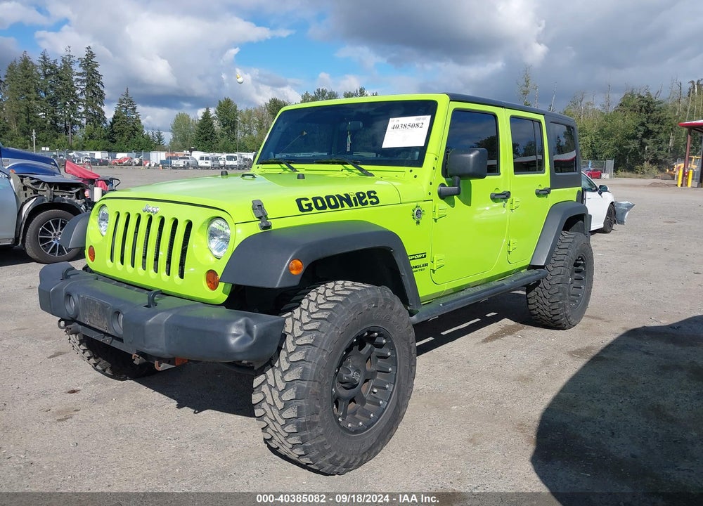 2012 JEEP WRANGLER UNLIMITED SPORT VIN: 1C4BJWDGXCL229126