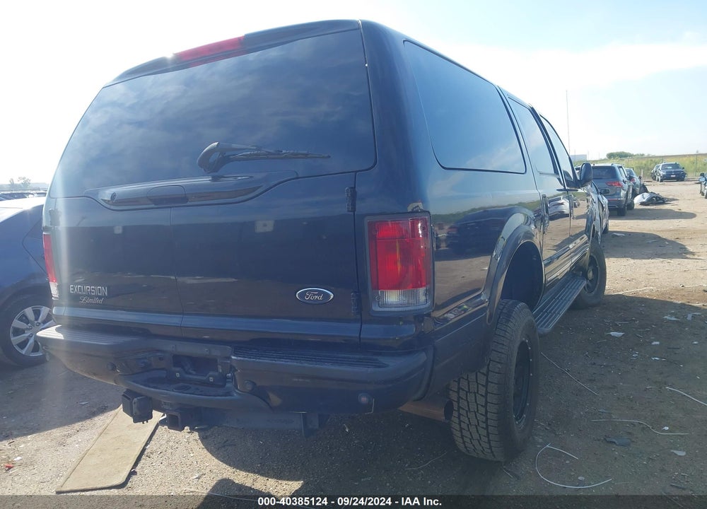2004 FORD EXCURSION LIMITED VIN: 1FMSU43P84EB94939
