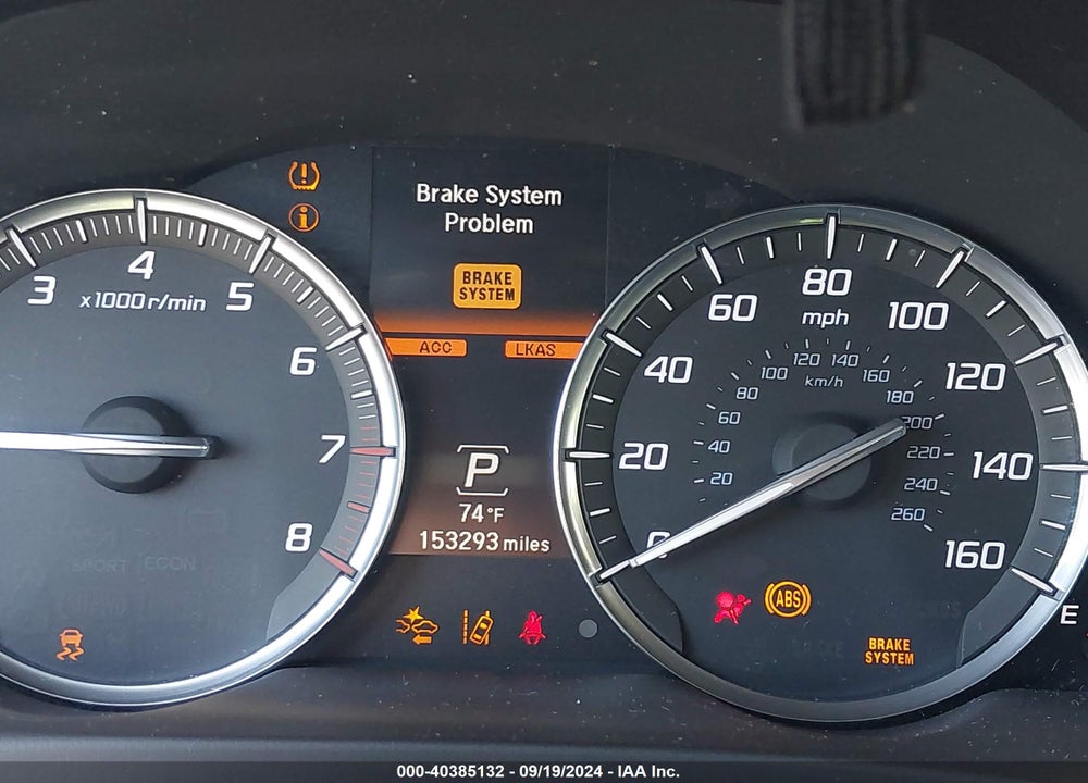 2015 ACURA TLX V6 ADVANCE VIN: 19UUB2F79FA021851