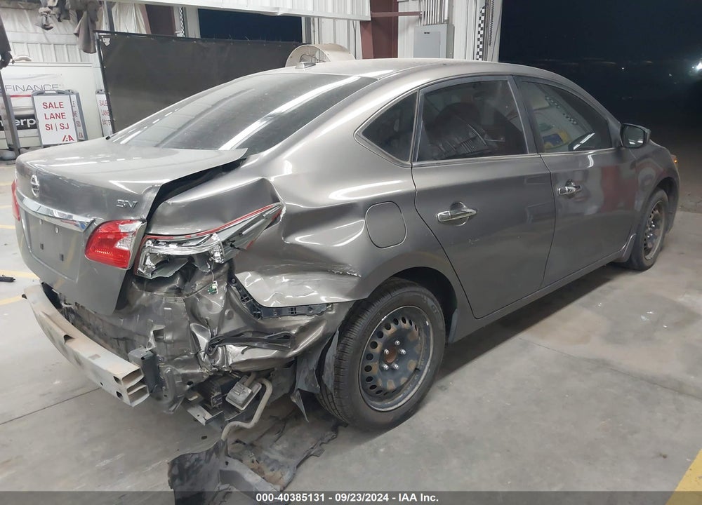 2017 NISSAN SENTRA SV VIN: 3N1AB7APXHL639121