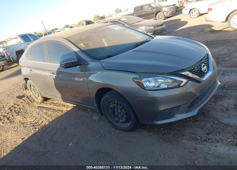 2017 NISSAN SENTRA SV VIN: 3N1AB7APXHL639121