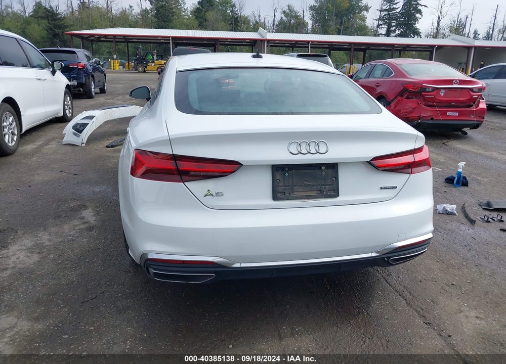 2022 AUDI A5 SPORTBACK PREMIUM 45 TFSI S LINE QUATTRO S TRONIC VIN: WAUDACF57NA009229