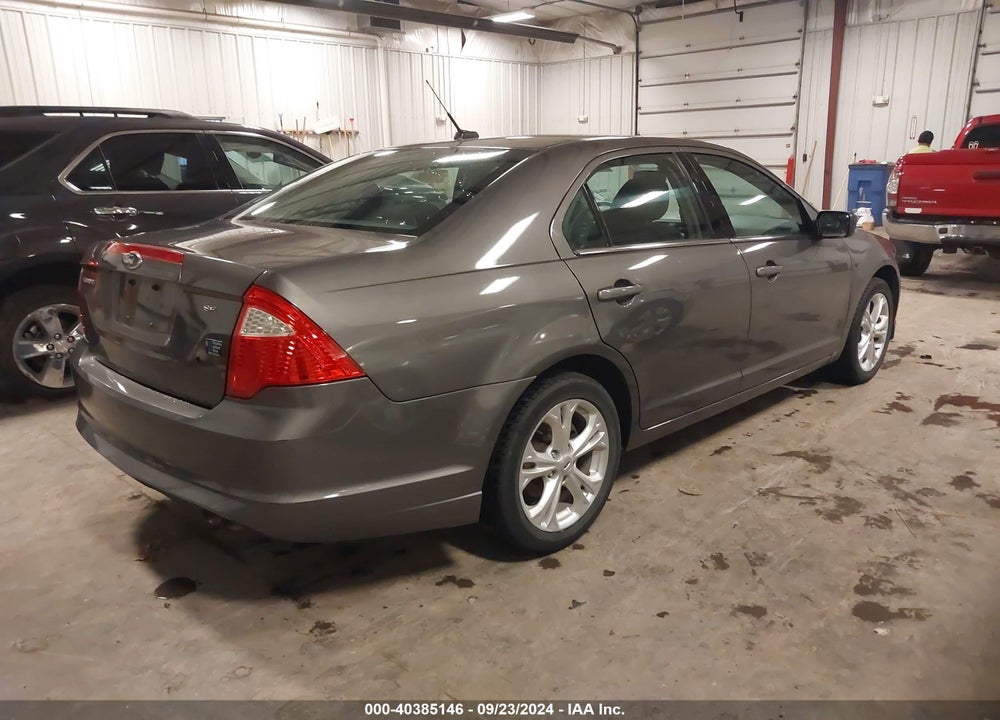 2012 FORD FUSION SE VIN: 3FAHP0HAXCR247225