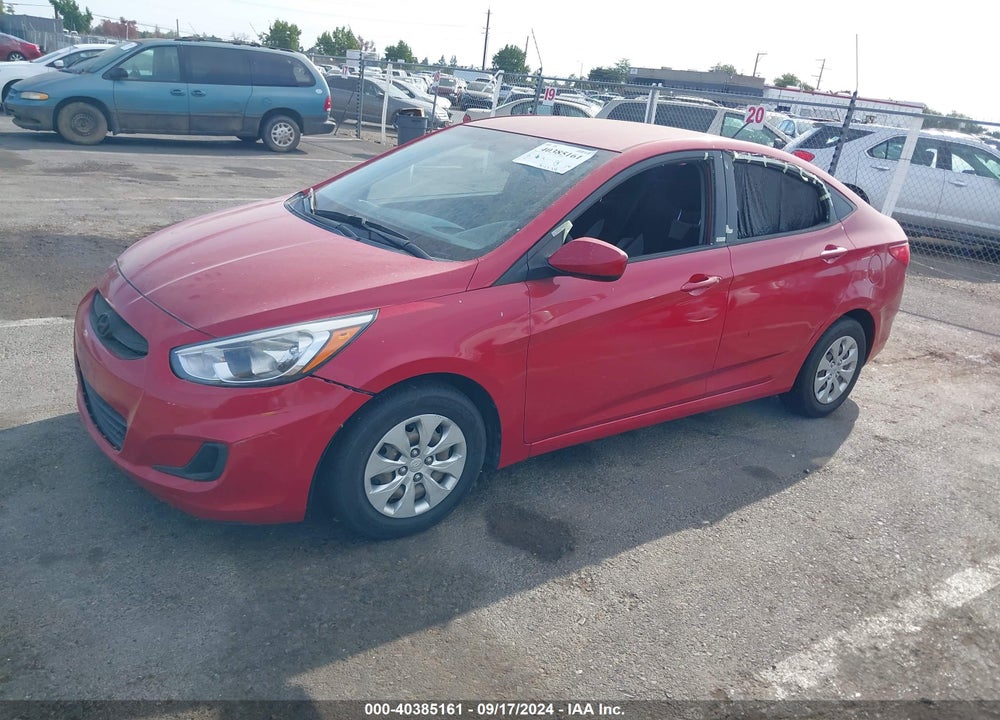 2016 HYUNDAI ACCENT SE VIN: KMHCT4AE8GU065330