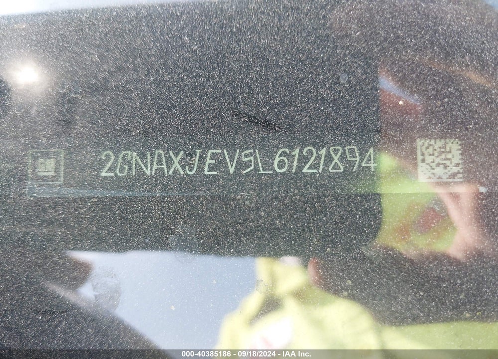2020 CHEVROLET EQUINOX FWD 2FL VIN: 2GNAXJEV5L6121894