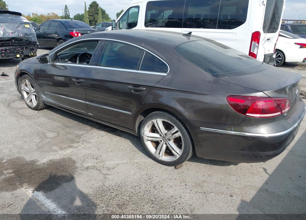 2013 VOLKSWAGEN CC 2.0T SPORT PLUS VIN: WVWBP7AN7DE514511