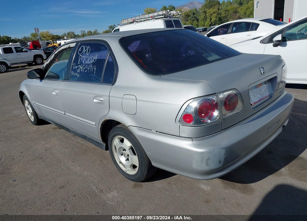 1999 HONDA CIVIC VALUE PACKAGE VIN: 2HGEJ6612XH534338