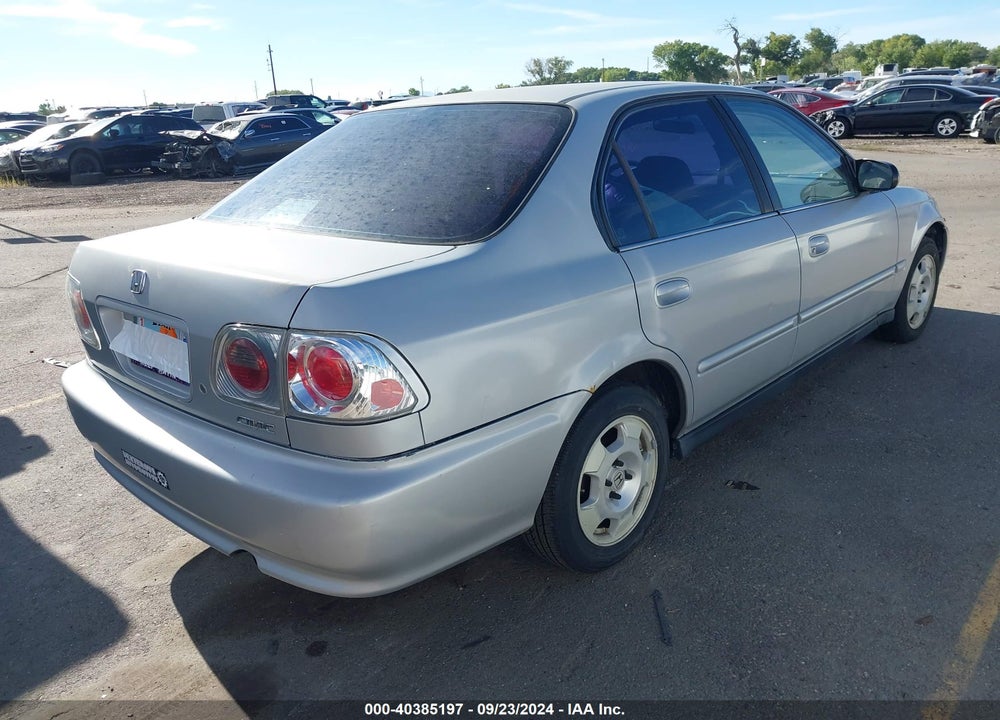 1999 HONDA CIVIC VALUE PACKAGE VIN: 2HGEJ6612XH534338