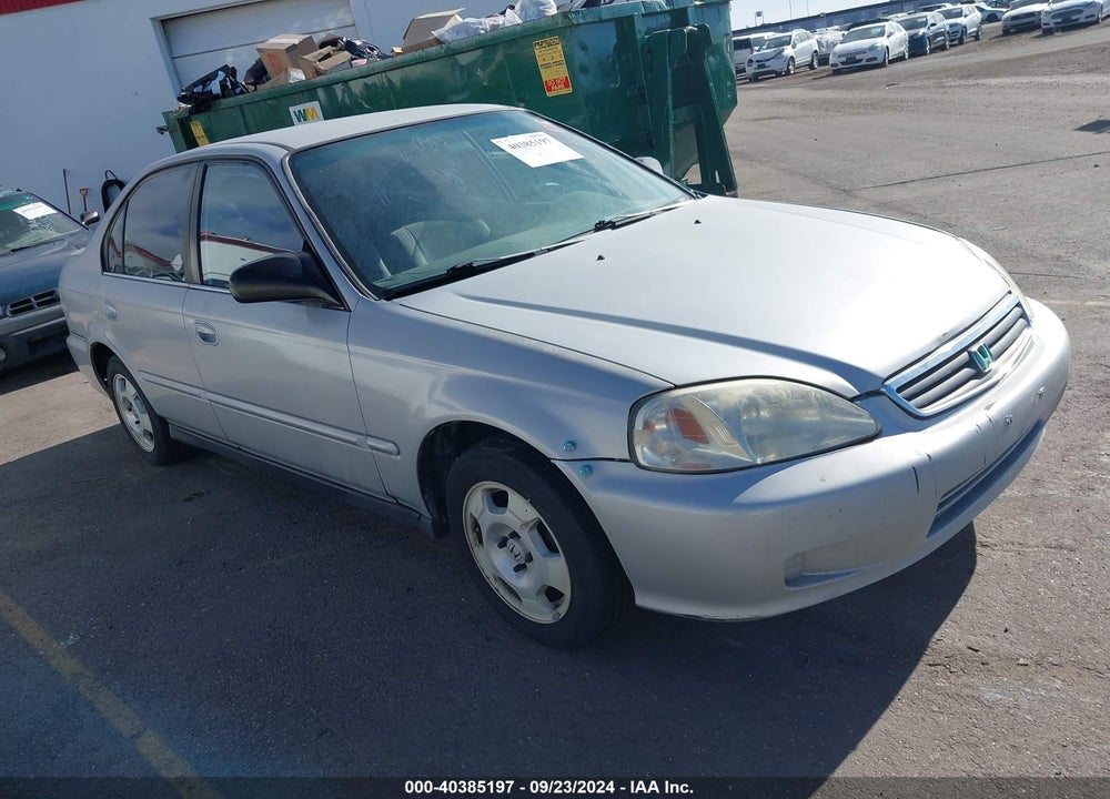 1999 HONDA CIVIC VALUE PACKAGE VIN: 2HGEJ6612XH534338