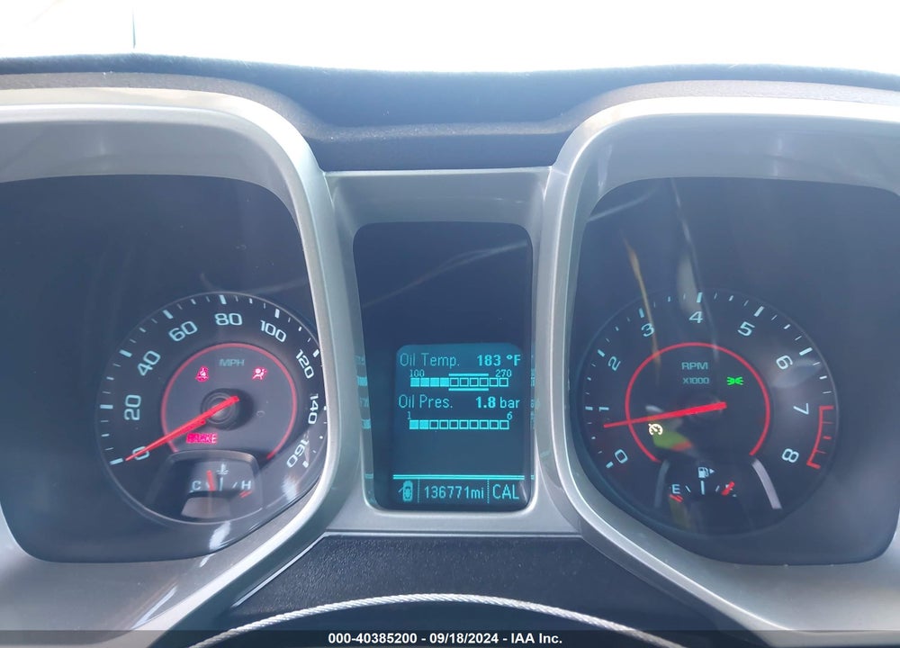 2014 CHEVROLET CAMARO 1LT VIN: 2G1FF1E36E9318650