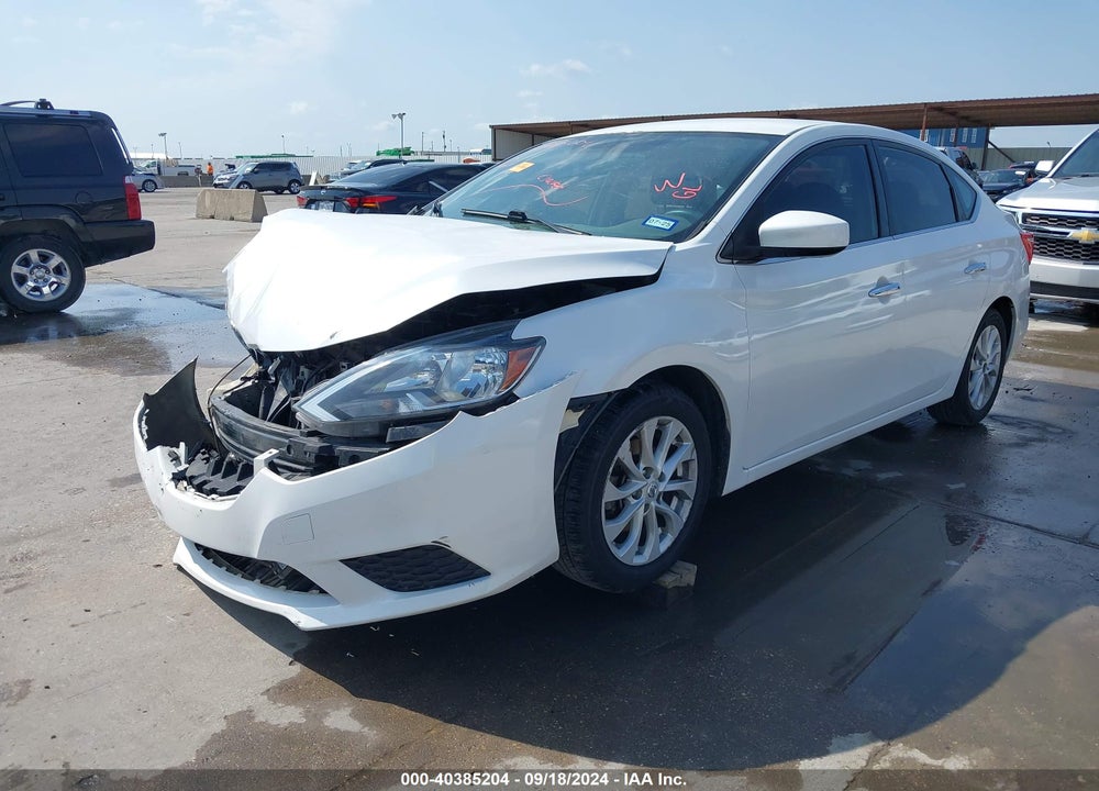 2018 NISSAN SENTRA SV VIN: 3N1AB7AP6JY223009