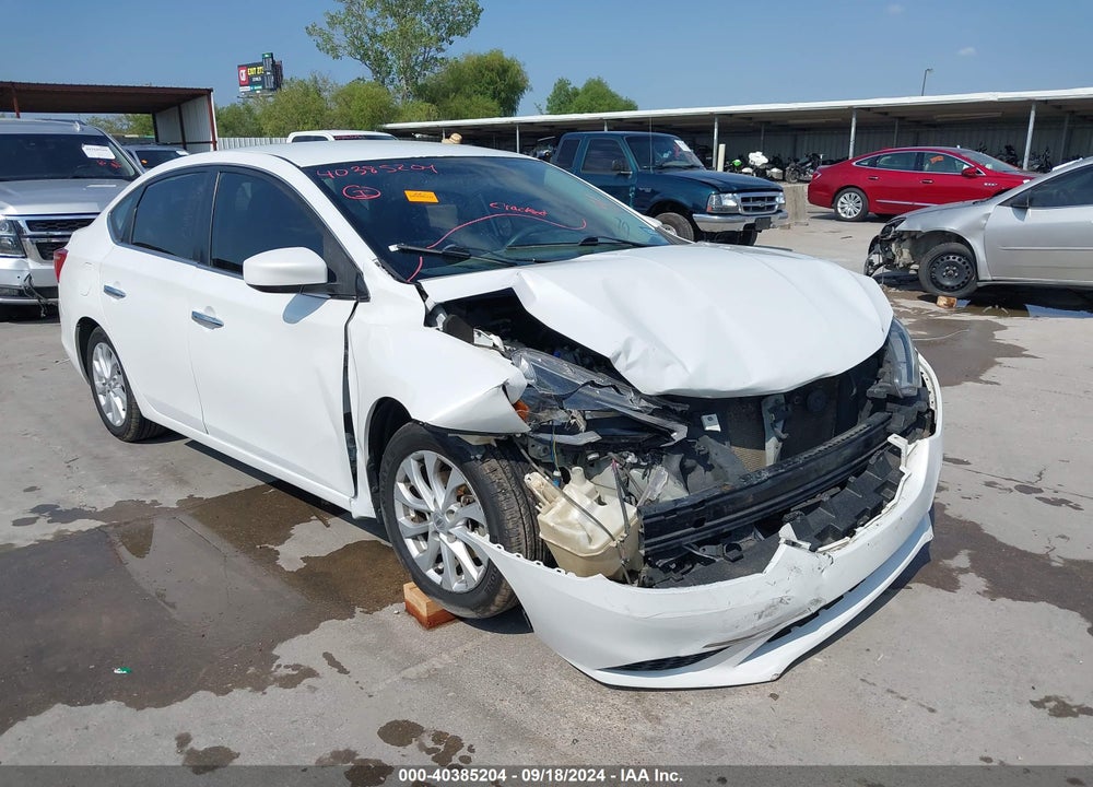 2018 NISSAN SENTRA SV VIN: 3N1AB7AP6JY223009