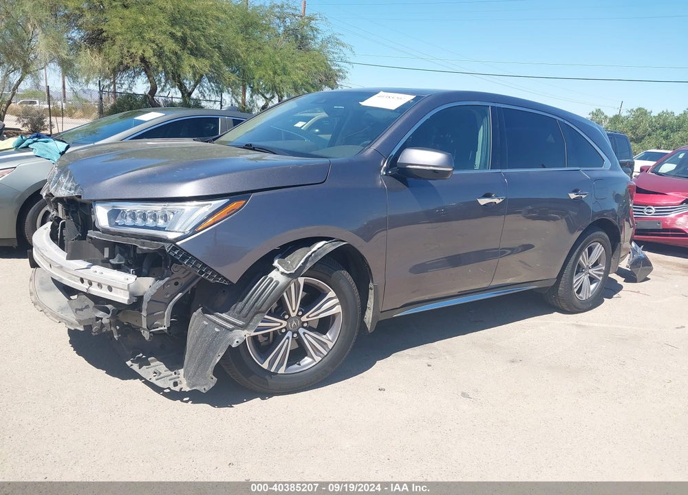 2020 ACURA MDX STANDARD VIN: 5J8YD4H39LL043382
