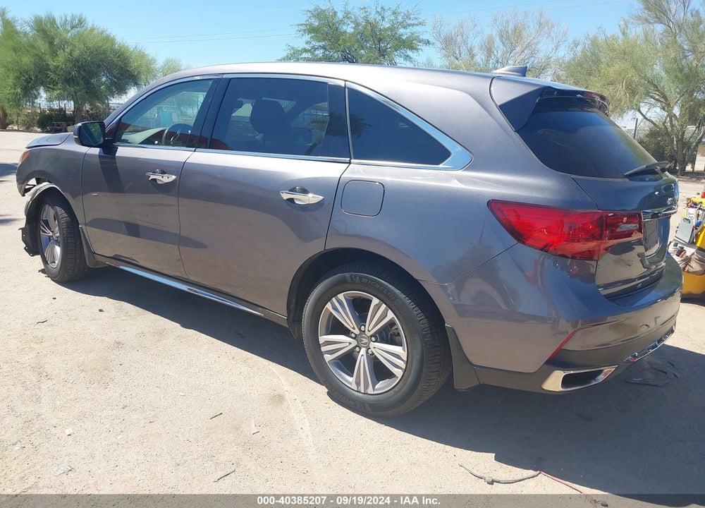 2020 ACURA MDX STANDARD VIN: 5J8YD4H39LL043382