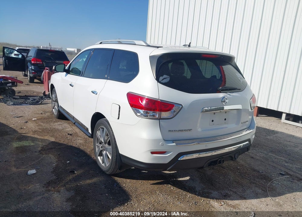 2013 NISSAN PATHFINDER PLATINUM VIN: 5N1AR2MN8DC644227