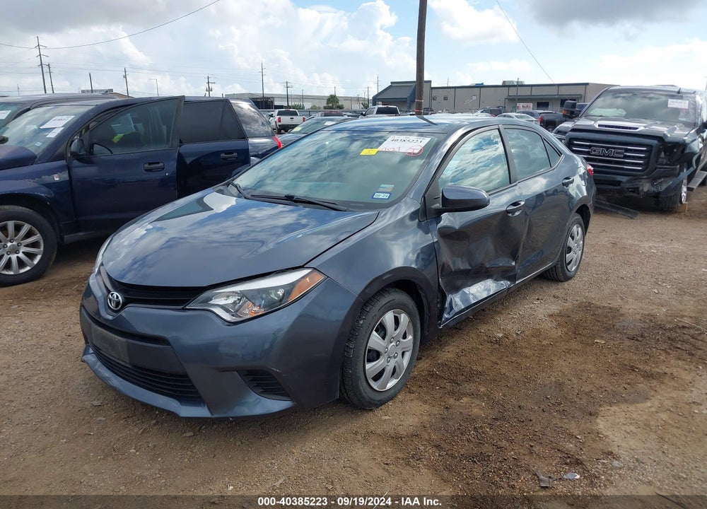 2014 TOYOTA COROLLA LE ECO VIN: 2T1BPRHE7EC046284