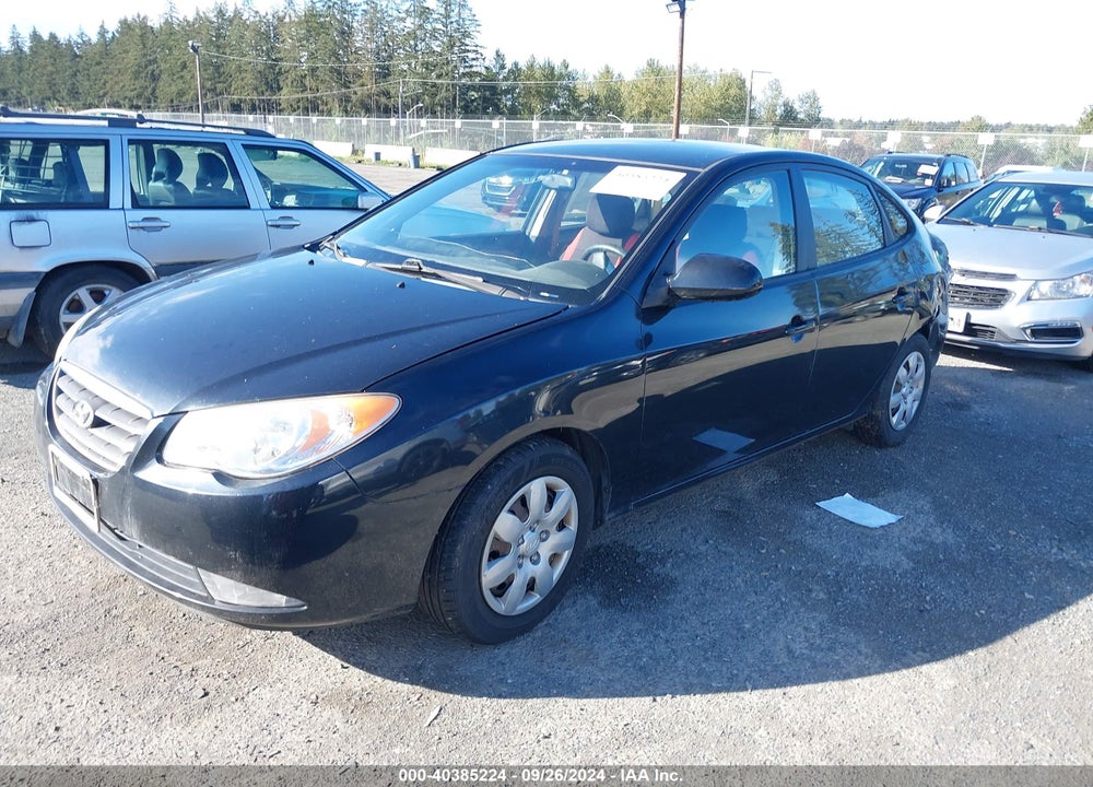 2009 HYUNDAI ELANTRA GLS VIN: KMHDU46D29U631535