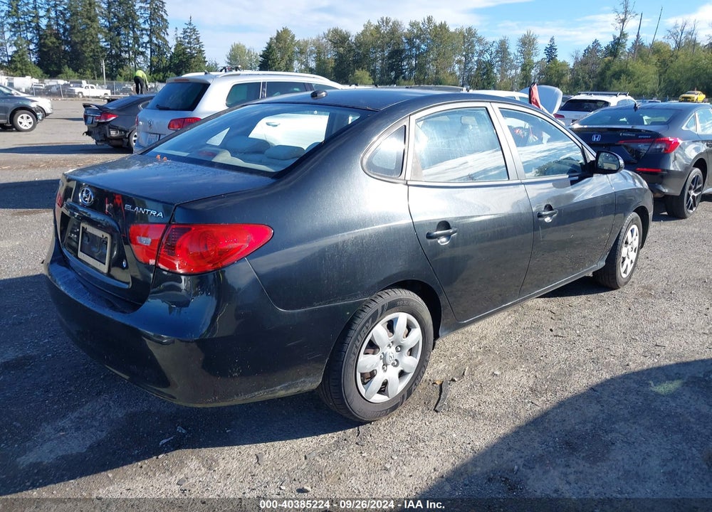 2009 HYUNDAI ELANTRA GLS VIN: KMHDU46D29U631535