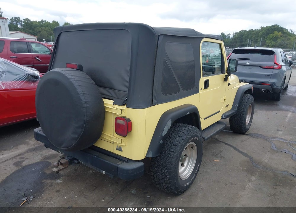 1997 JEEP WRANGLER SPORT VIN: 1J4FY19S8VP455622
