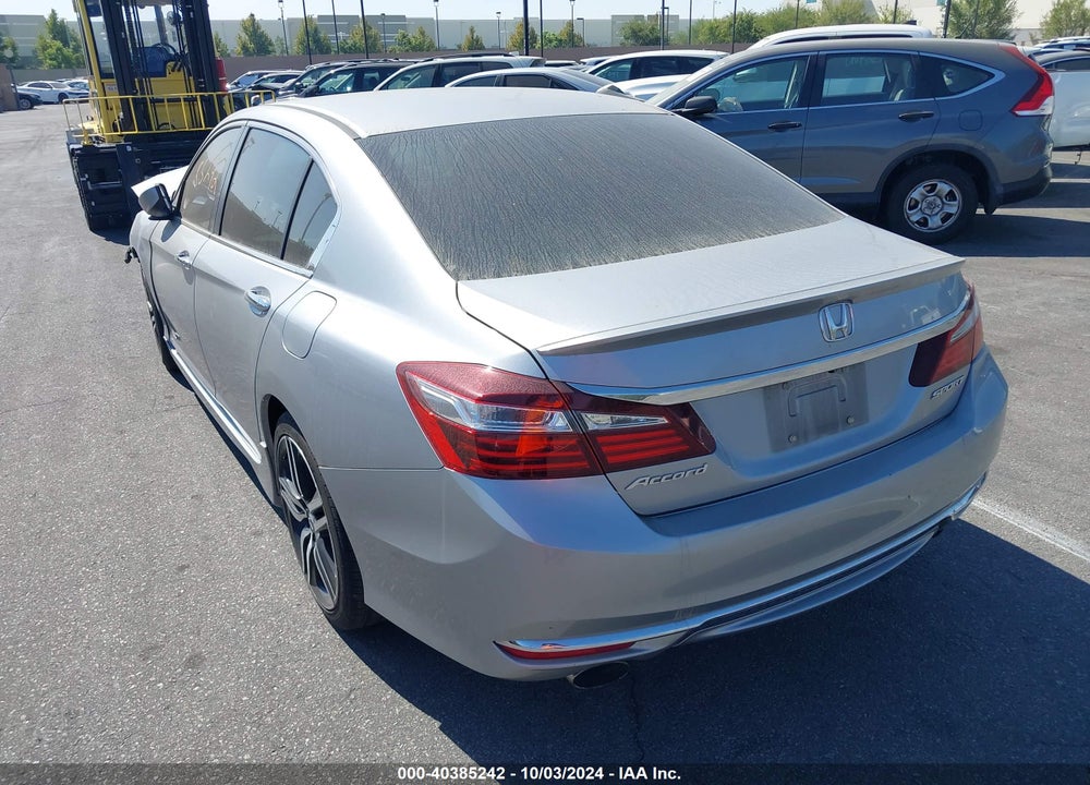 2016 HONDA ACCORD SPORT VIN: 1HGCR2F58GA146346