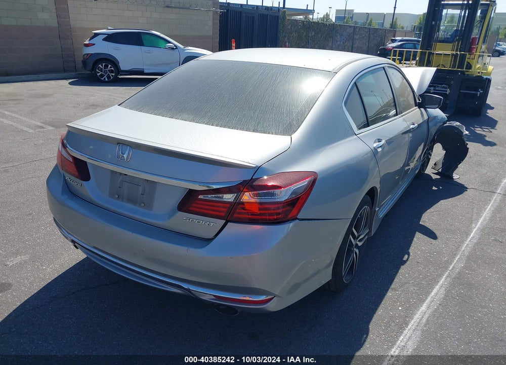 2016 HONDA ACCORD SPORT VIN: 1HGCR2F58GA146346